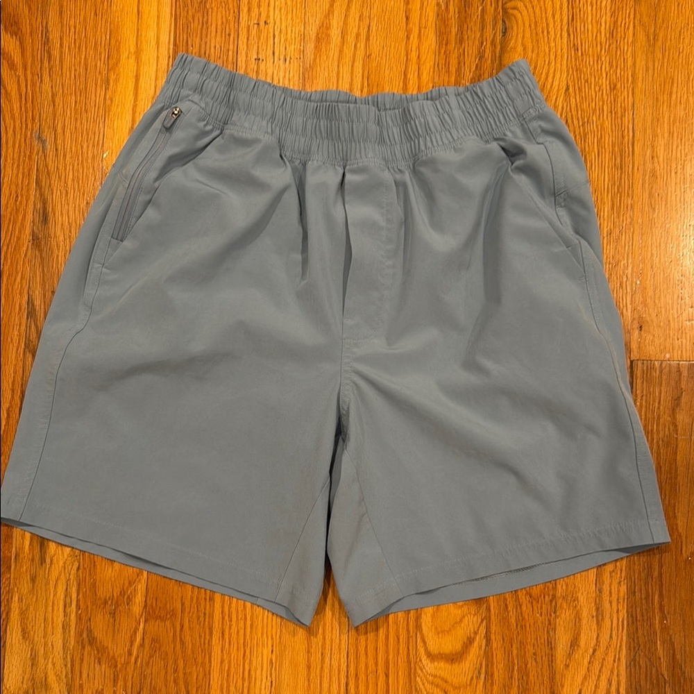 Men's light blue athletic shorts
